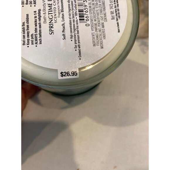 Bath & Body Works “Springtime In Paris” NEW 3 Wick Candle - Picture 7 of 7